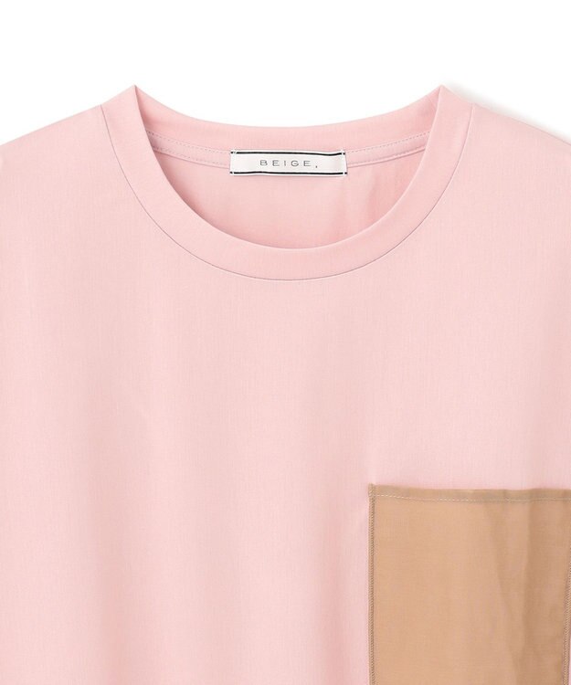 BEIGE， MOULINS / Tシャツ Nude×Tan