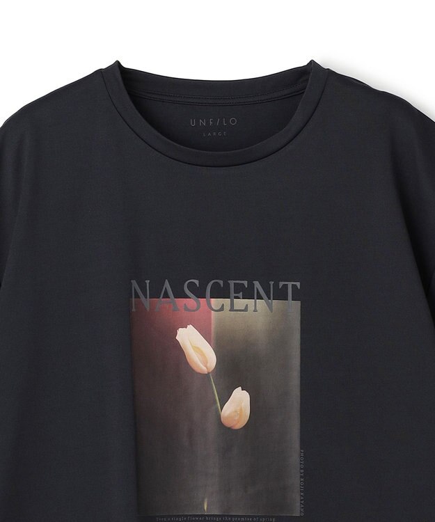 UNFILO MENS 多機能CLEANフォトTEE FLOWER