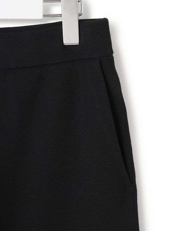 23区 【VERY9月号掲載/洗える/吊り干しOK】ヴィスコースストレッチ ワイド パンツ ブラック系