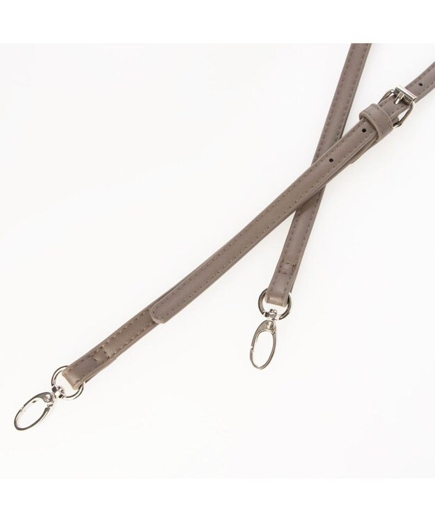 UNBILLION カシュカシュ cachecache / ミンク風エコファー2wayボックストート GY