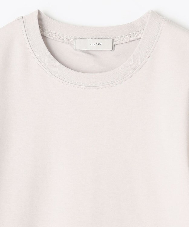 ANY 【洗濯機可・UVケア】ビューティベーシックタックスリーブ Tシャツ グレージュ