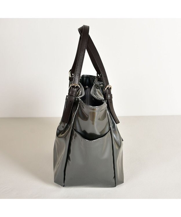 LA BAGAGERIE プリュイ タックトート Sサイズ ガンメタリック
