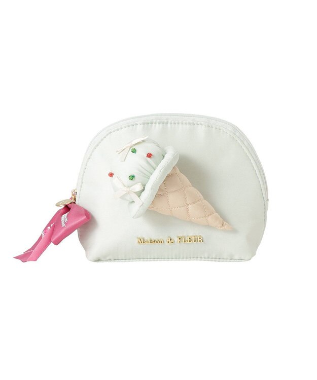 Maison de FLEUR サーティワン　ラウンドポーチ Mint