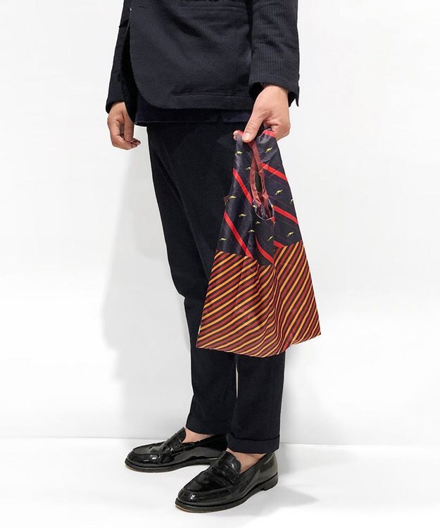 ROOTOTE 6749【手のひらエコバッグ】/ RT RO.ルーショッパー.ポケットスクエア-A 03：レジメンタル