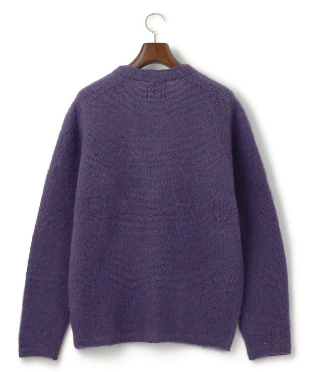 J.PRESS MEN 【J.PRESS ORIGINALS】Shaggy Dog Sweater Cardigan / Japan Made パープル系