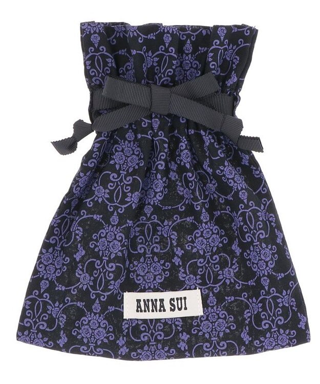 ANNA SUI ロジェ 口金二つ折り財布 ブラック
