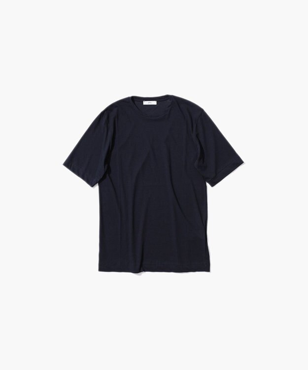 ATON 50/- ORGANIC FRESCA | スタンダード Tシャツ NAVY