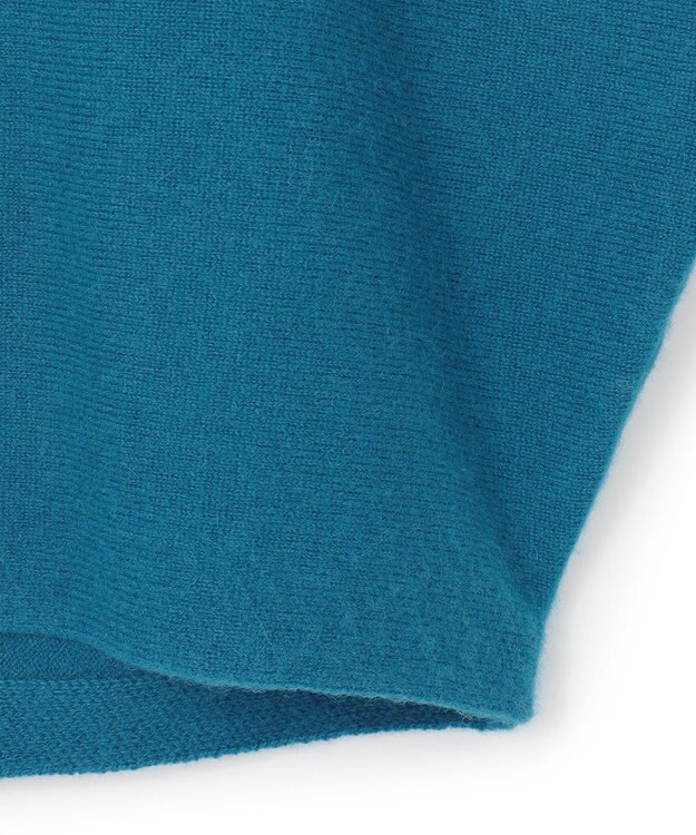 23区 【洗える】ピュアカシミヤ ドルマンスリーブ ニット ターコイズブルー系