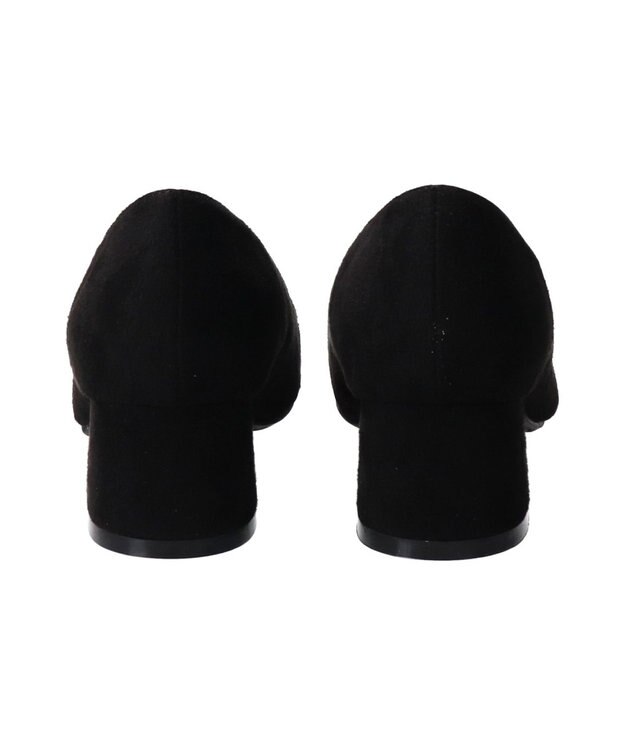 Bridget Birkin 【Bridget Birkin】ロゴパーツパンプス ブラックスウェード