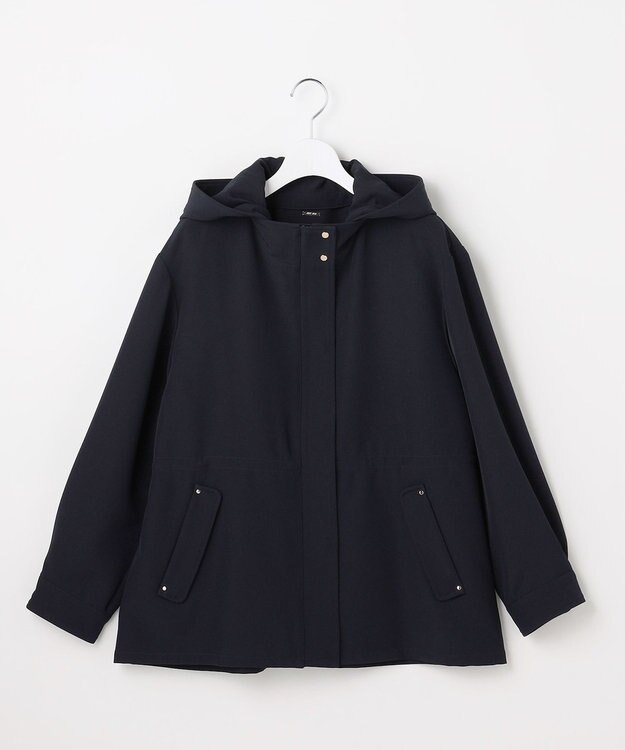 ANY SIS S 【2WAY】エレカジストレッチ フーデットハーフ アウター ネイビー系