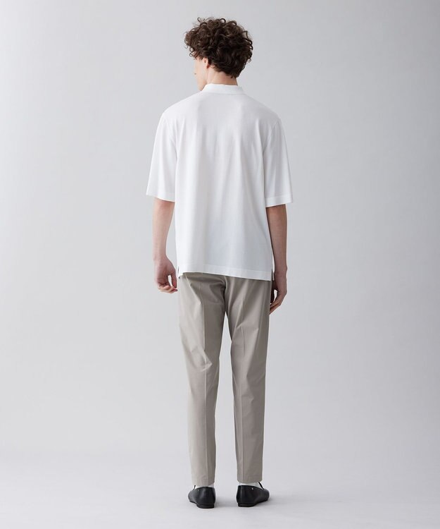 UNFILO MENS 【抗菌防臭】イージーケア ライトニットポロ [23年春夏商品] オフ