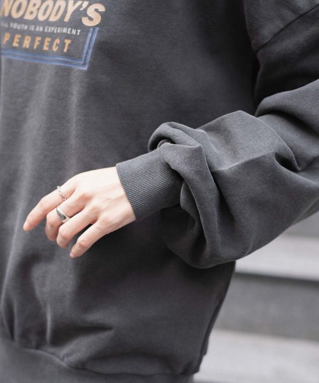 WEGO ヴィンテージライクピグメントスウェット 柄1