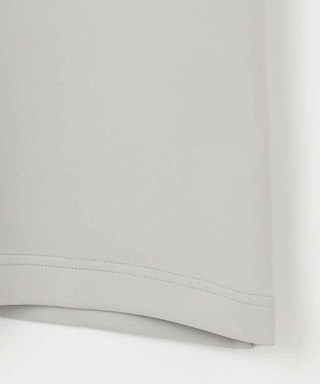 23区GOLF 【23Fondation】【吸水速乾/UVケア】ライトダンボール モックネック ライトグレー系