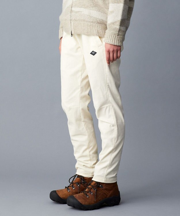 JOSEPH ABBOUD MOUNTAIN 【ストレッチ/ソフトタッチ】コーデュロイ クライミング パンツ アイボリー系