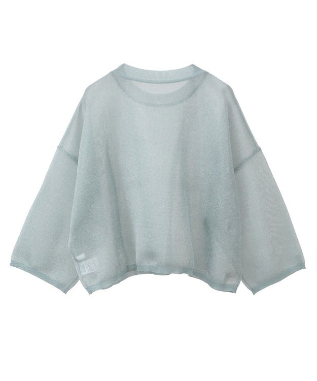 Green Parks ・ＥＬＥＮＣＡＲＥ　ＤＵＥ　ラメシアーニットプルオーバ Green