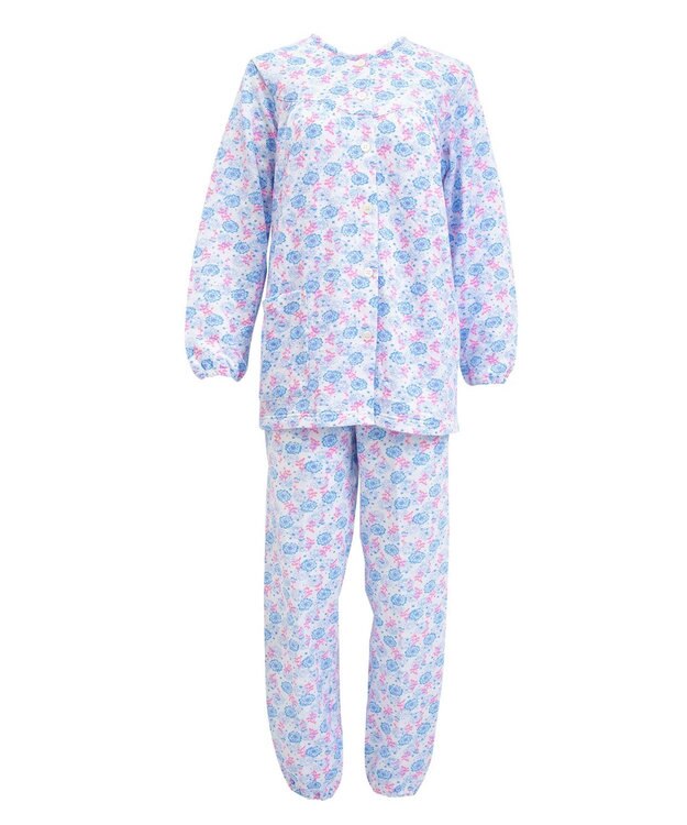 Wing 【数量限定　特別価格】　パジャマ　長袖・長ズボン　あったか　上下セット　ウイング／ワコール　EP6992 ブルー