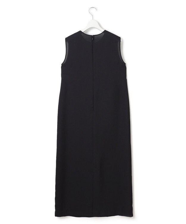 23区 S 【一部店舗限定/UVカット/洗える】ライトウェイトツイル ケープ付き ワンピース ブラック系