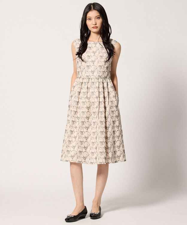 TOCCA 【洗える・消臭】CHAMBRAY GARDEN ドレス ブラック系7