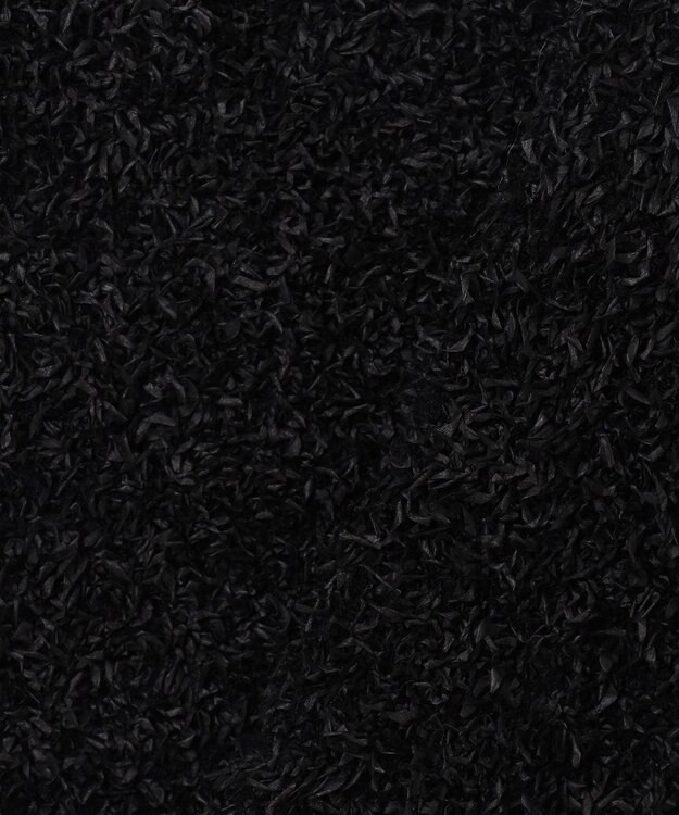 ICB L 【洗える】ペーパーモールブレンド ニットジャケット ブラック系