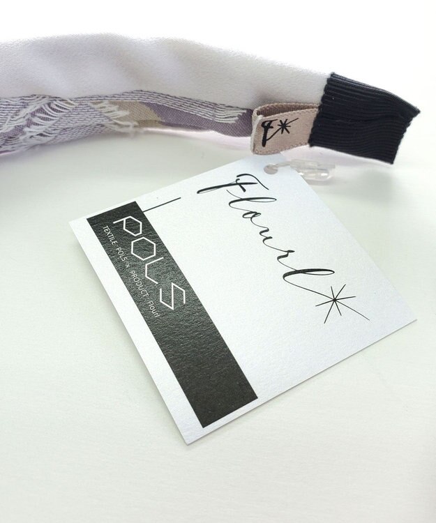 POLS ジャガード織  HAKO カチューシャ ベージュ