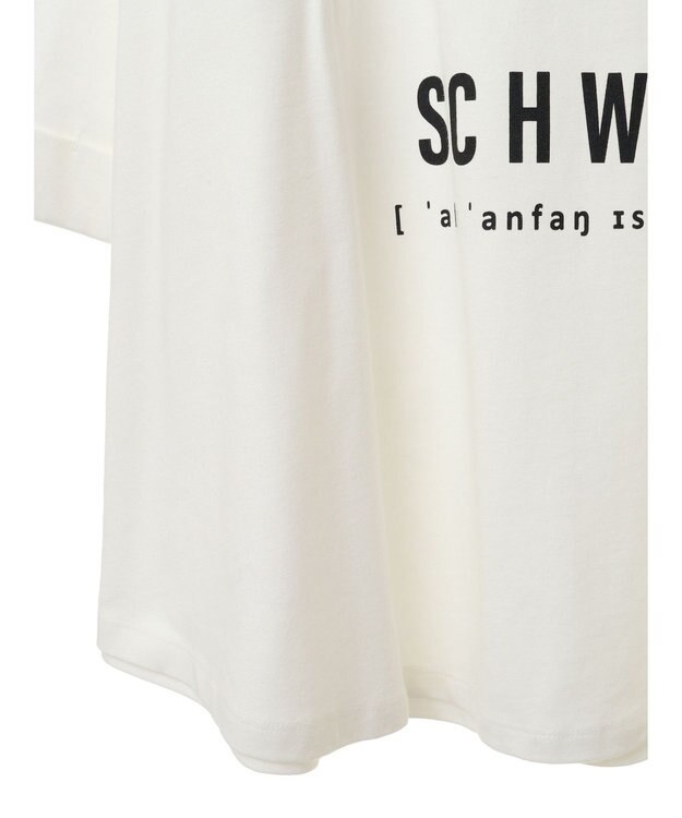 Green Parks インド綿 BIGサイズブロックロゴ半袖プルオーバー Off White