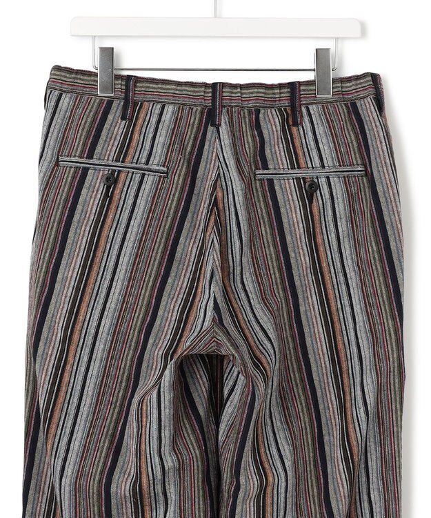 J.PRESS YORK STREET 【UNISEX】ストライプパンツ ライトグレー系1