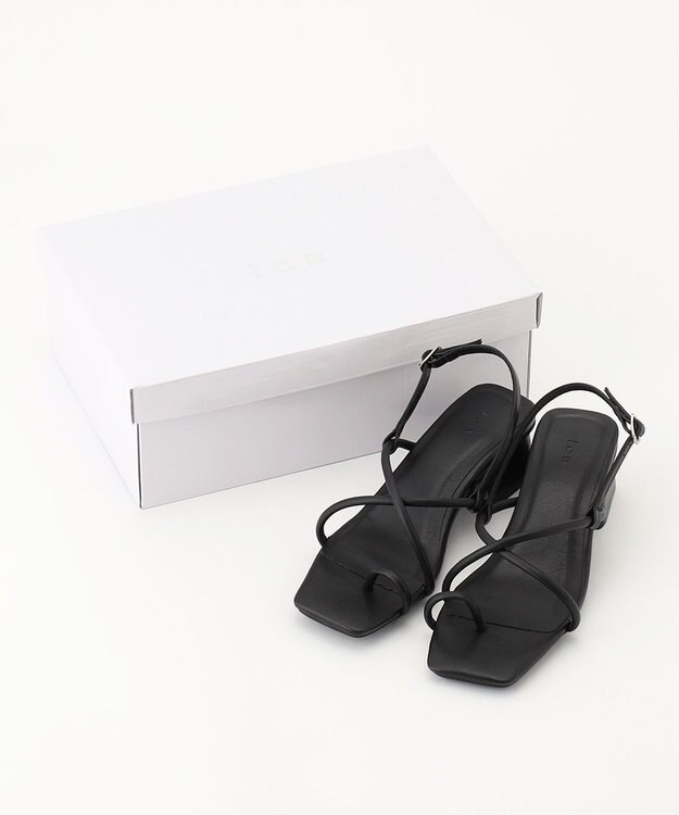 ICB ノットサンダル ブラック系