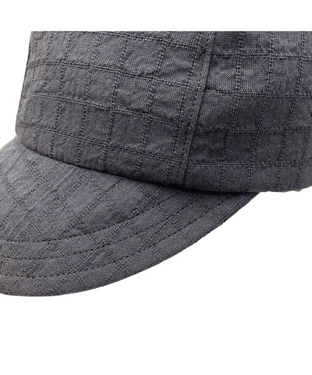 林八百吉商店 un chapeau  編上げキャップ チャコール
