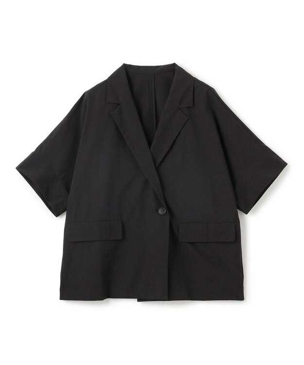 UNFILO 【mi-molletコラボ】FINE MOVE ハーフスリーブジャケット ブラック