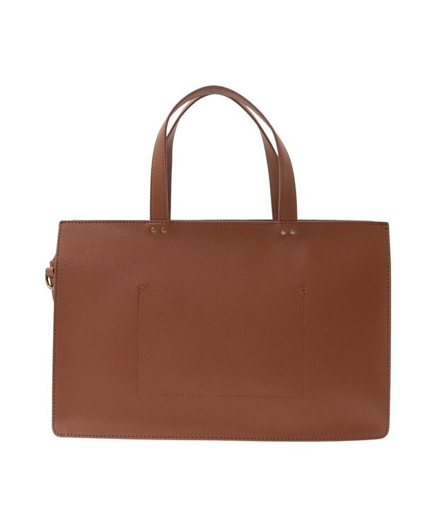 AMERICAN HOLIC マルチポケットスクエアＡ４ショルダートートバック Camel