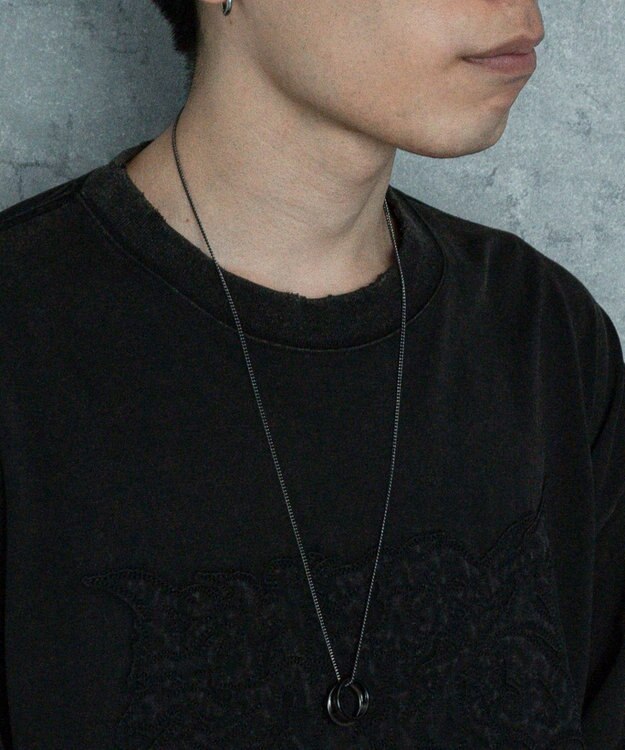 WEGO Mモチーフロングチェーンネックレス 柄6