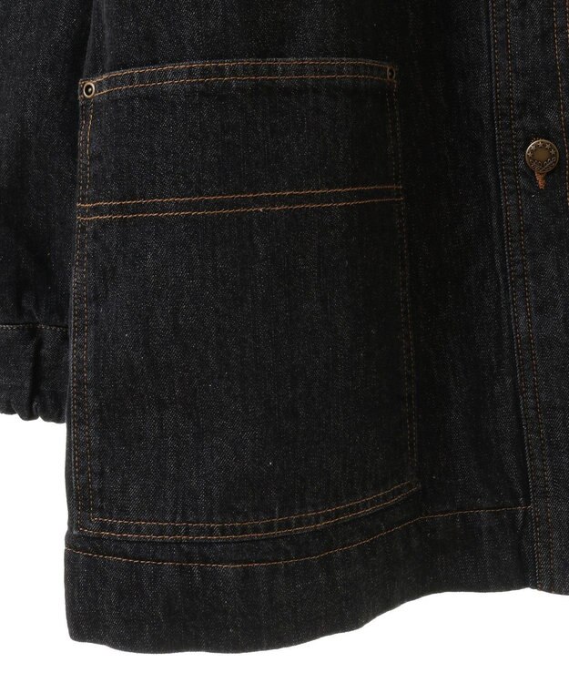 CRAFT STANDARD BOUTIQUE デニム裏キルトコート Black