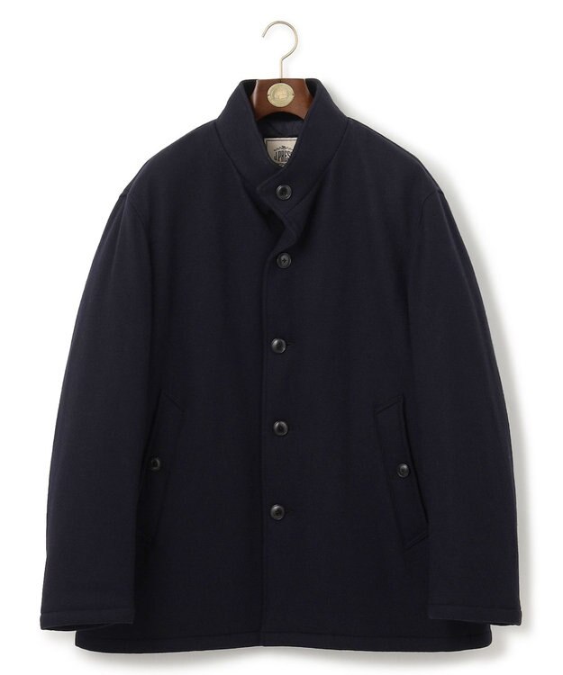 J.PRESS MEN 【KING SIZE】ショートカーコート スタンドカラーブルゾン ネイビー系
