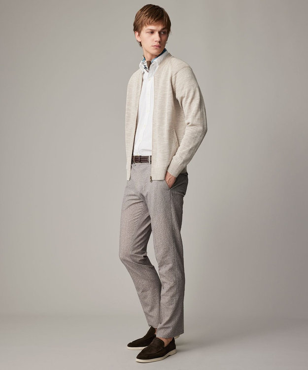 JOSEPH ABBOUD 【ウエストも伸びる！ストレッチ・洗える・軽量・防しわ・速乾・エコ撥水】ライトウェーブパンツ ベージュ系