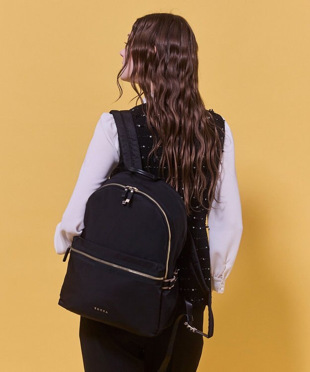 TOCCA 【A4サイズ対応・PCポケット付き】SIDE RIBBON BACKPACK バックパック ベージュ系5