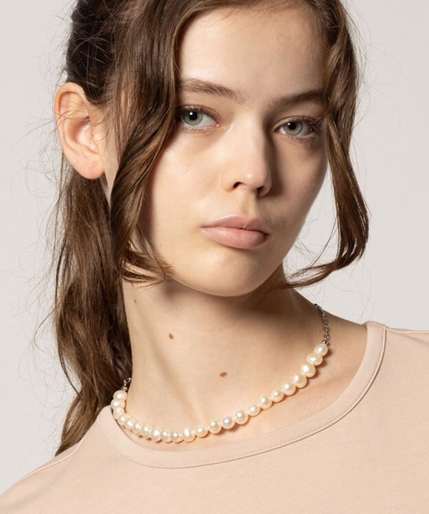 TOCCA BAROQUE PEARL NECKLACE 淡水バロックパール ネックレス シルバー系