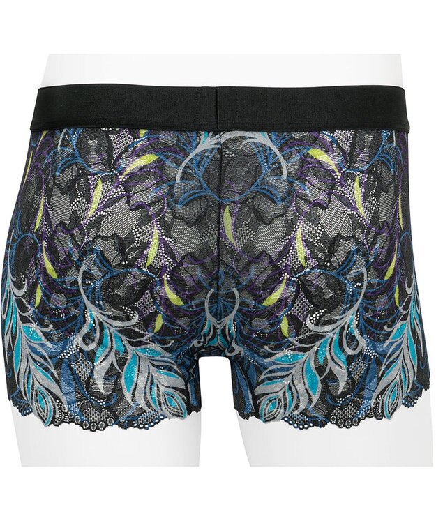 WACOAL MEN WACOAL MEN 【レースボクサー】 ボクサーパンツ フロント快適グラマラス 通気性 スカラ始末(裾部分) 前閉じ レース 下着 メンズ WT3826 /ワコールメン バイオレット