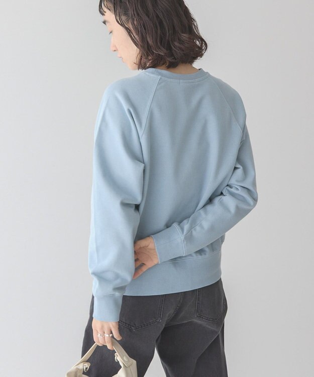 AMERICAN HOLIC ＭＩＣＨＩＧＡＮ　ラグランスウェット Sax