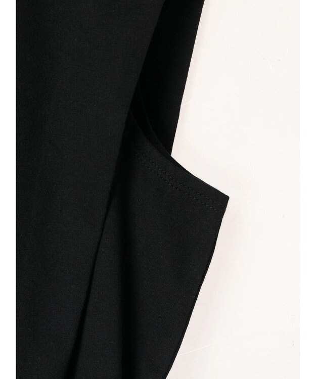 CRAFT STANDARD BOUTIQUE 肩タックノースリーブプルオーバー Black