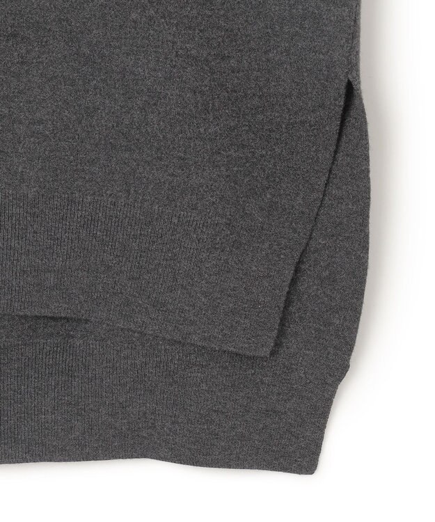 23区 L 【Lサイズ限定】ヴィスコースストレッチ Ｖネック ニット グレー系