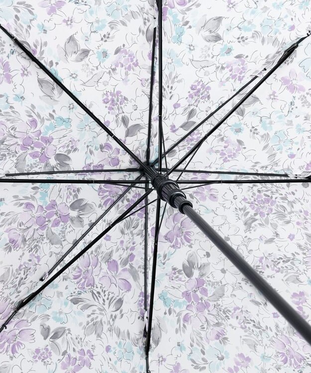 AURORA 【 JILL STUART（ジル スチュアート）】ヴィンテージフラワープリント雨傘(長傘) ミントグリーン