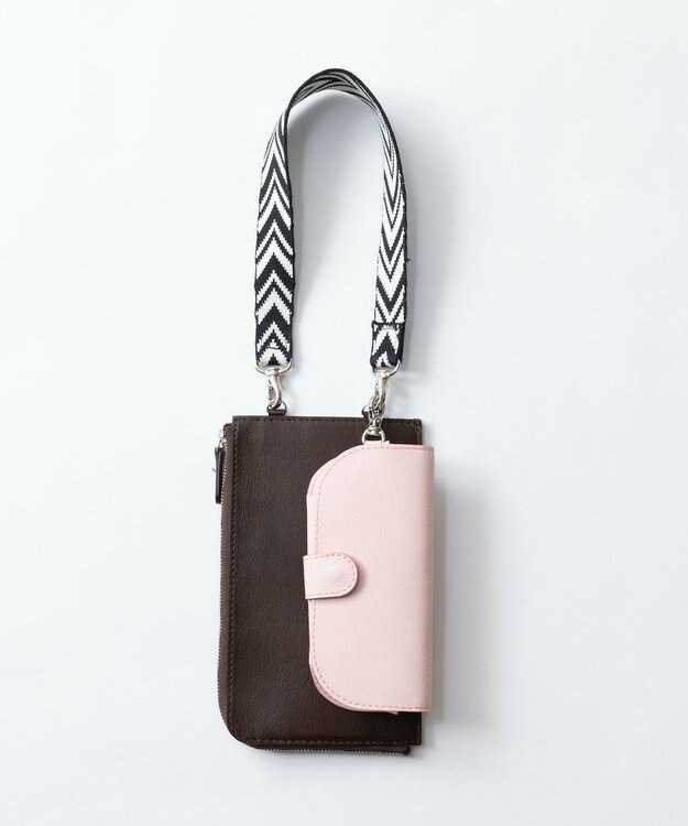 TRICOTE LEATHER SUNGLASSES CASE／レザーサングラスケース 72PINK