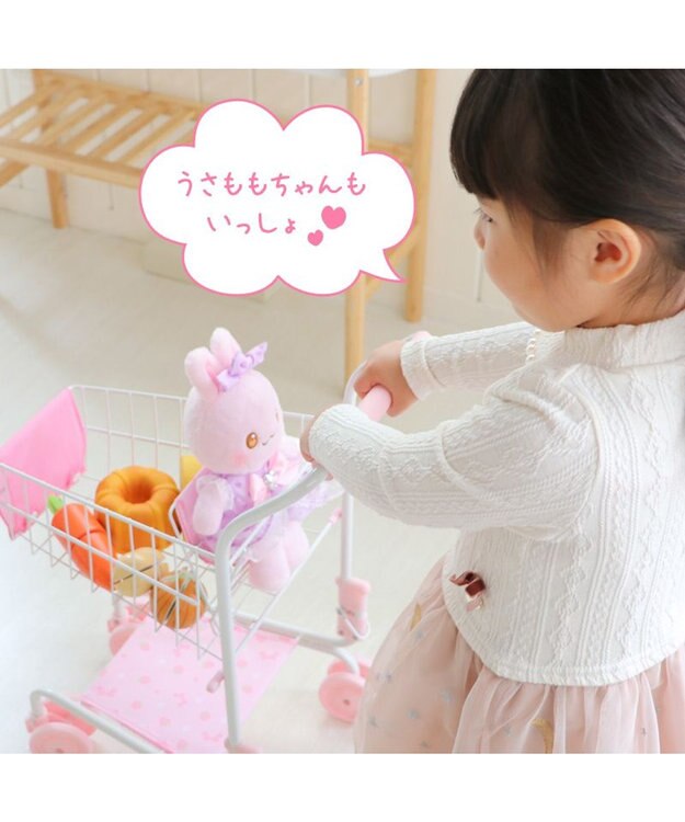 Mother garden マザーガーデン おままごと 野いちご ショッピングカート 《いちご×リボン》 -