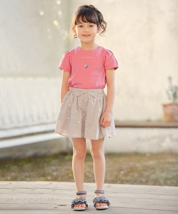 ANY KIDS ネックレス Ｔシャツ ピンク