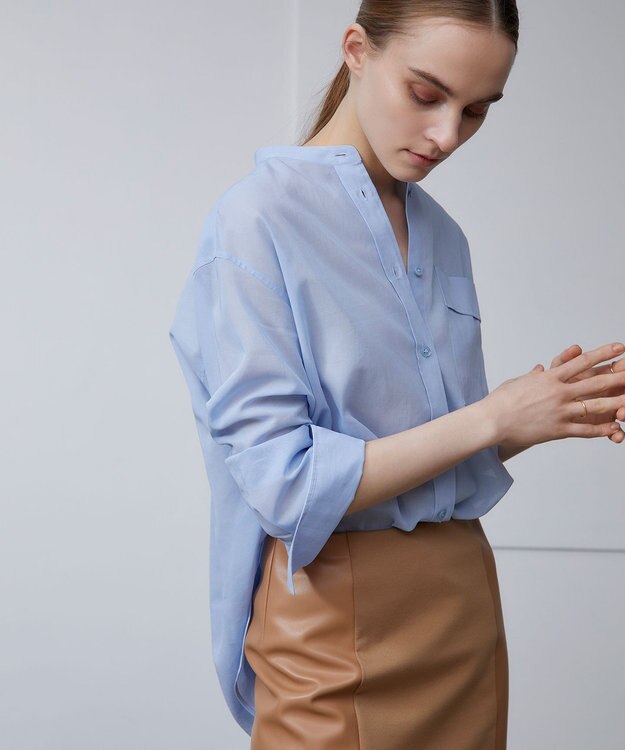 BEIGE， BOMY / シャツブラウス  Uranian Blue
