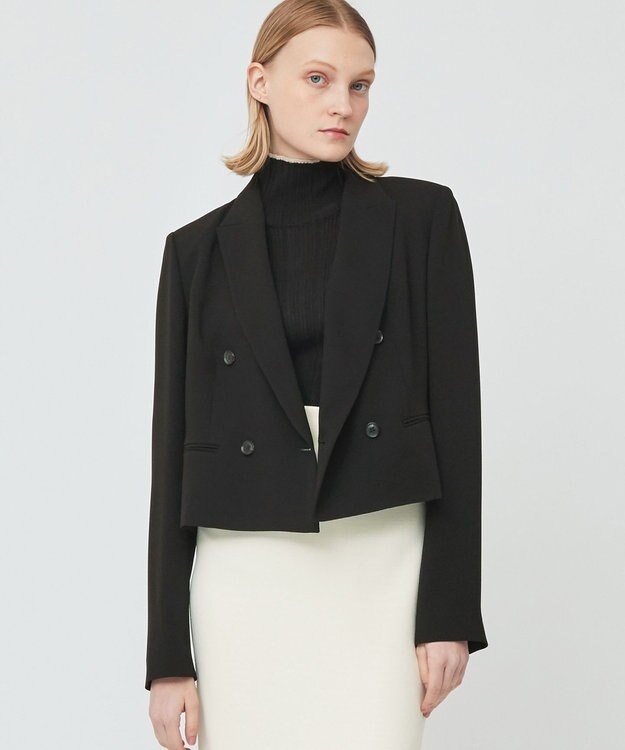 BEIGE， OAK / ダブルジャケット Black