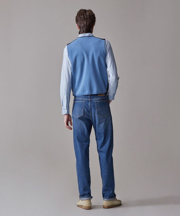 J.PRESS MEN ハイツイストヘリンボン ニットベスト ネイビー系