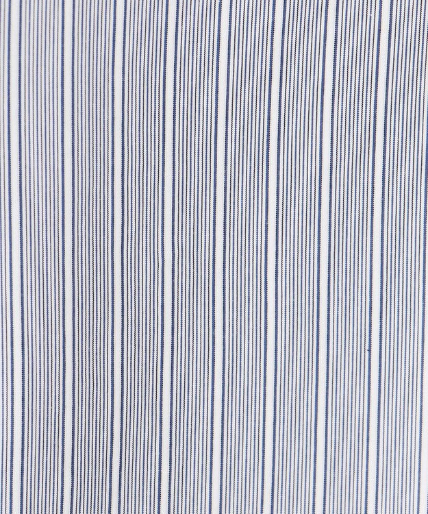 J.PRESS MEN パッチフラップ マルチストライプ バンドカラーシャツ ネイビー系1