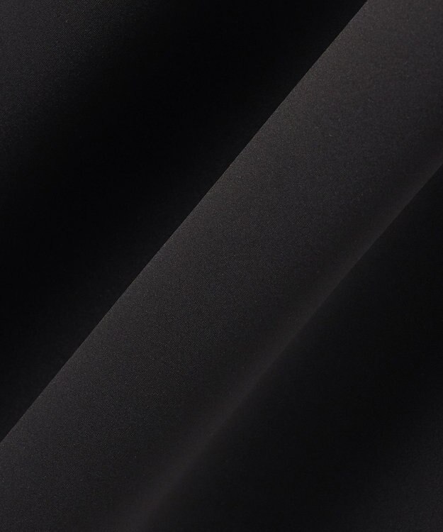 23区 【エステータ】ネオプレンサテン コクーンワンピース ブラック系