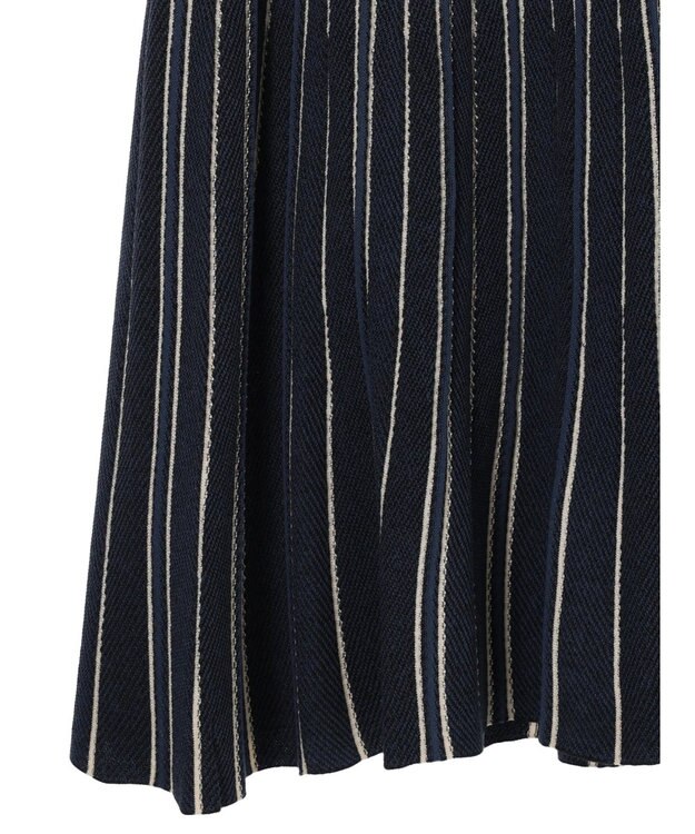 CRAFT STANDARD BOUTIQUE 配色ストライプニットスカート Blue